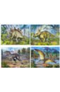 Обложка Комплект пазлов Мир динозавров