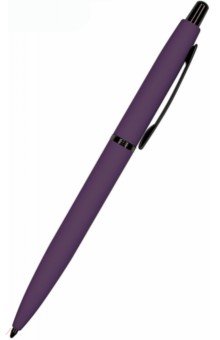 Ручка шариковая автоматическая San Remo, синяя, цвет корпуса фиолетовый, в футляре Bruno Visconti - фото 1
