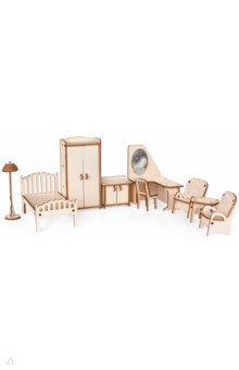 Набор кукольной мебели Спальня для домика Венеция Lemmo - фото 1
