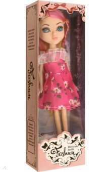 Кукла в розовом платье Junfa