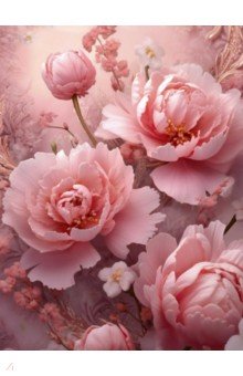 Алмазная мозаика Розовые цветы, с подрамником Феникс+