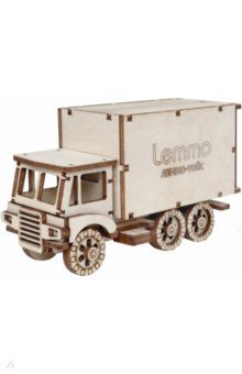 Конструктор 3D деревянный подвижный Фургон Чип Lemmo