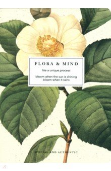 

Тетрадь Flora, 40 листов, клетка, камелия