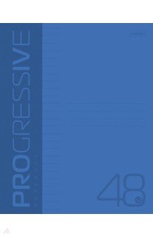 

Тетрадь Progressive, синяя, 96 листов, А5, линия