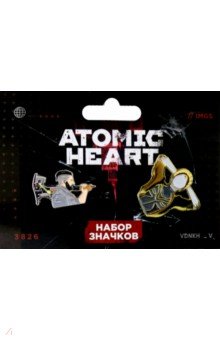 Набор значков Atomic heart. Майор Нечаев