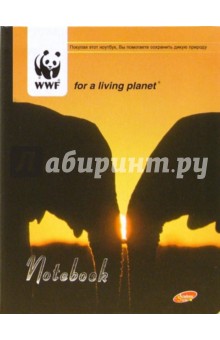 Notebook А6 80 листов 2935 WWF (слоны).