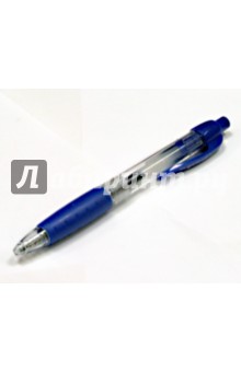 Ручка гелевая синяя с нажимом Silwerhof Classic (011036-02).