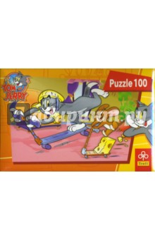 Trefl Puzzle-100.16109/Том и Джерри на самокате.