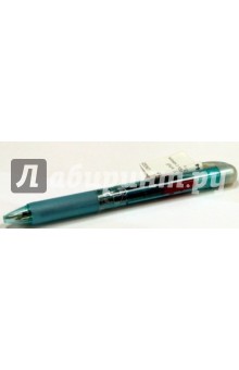 Ручка шариковая Silwerhof трехцветная с нажимным механизмом (020036).