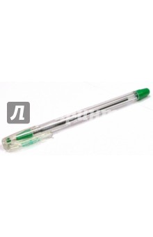 Ручка шариковая на масляной основе зеленая (OJ-500).