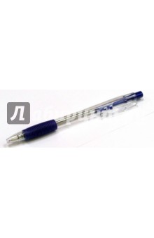 Ручка автоматическая  с резиновой вставкой синяя Tianjiao (TY-157B,D).