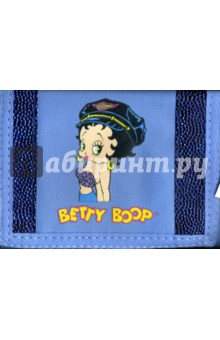 Кошелек 1 секция Betty Boop (голубой).