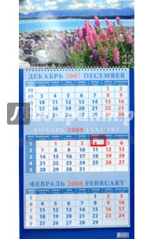 Календарь 2008 Пейзаж с озером (15701).