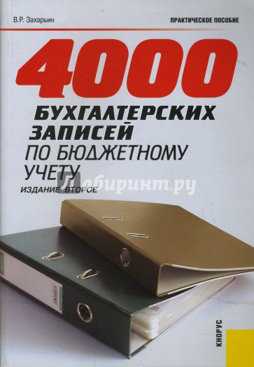 4000 бухгалтерских записей по бюджетному учету