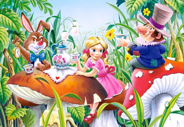 Иллюстрация 1 из 7 для Puzzle-25. Алиса в стране чудес (В-25060) | Лабиринт - игрушки. Источник: Лабиринт