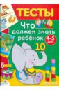 Что должен знать ребенок 4-5 лет - Синякина Елена, Синякина Светлана