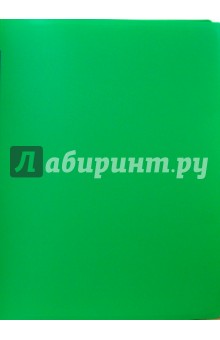 Папка-скоросшиватель (ГАГ105 254915CF904) пластик зеленая.