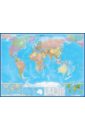 Карта Мир (КН18) мир зоогеографическая карта 1100х1000мм