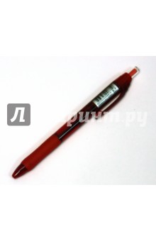 Ручка шариковая автоматическая красная К-8000 KIXX 0,7мм.