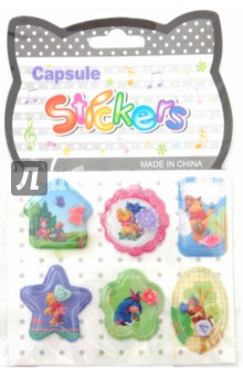 Наклейки детские Capsule Sticker капсула с фигуркой.