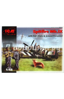 Spitfire Mk.IX with RAF Pilots & Personnel (48801).