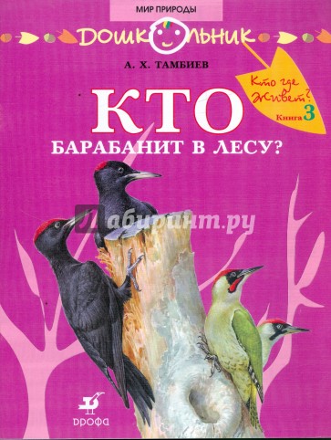 Кто барабанит в лесу?: книга для чтения детям