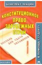 Якушев А. В. Конституционное право зарубежных стран (конспект лекций)