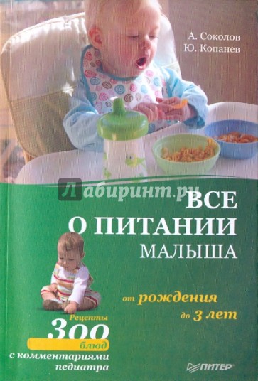 Все о питании малыша от рождения до 3 лет. Рецепты 300 блюд детской кухни