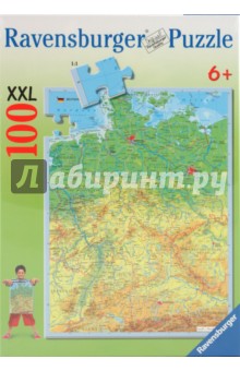 Пазл-100. Карта Германии (107742).