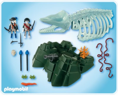 Иллюстрация 2 из 4 для Призрак скелета кита с пиратским орудием (4803) | Лабиринт - игрушки. Источник: Лабиринт