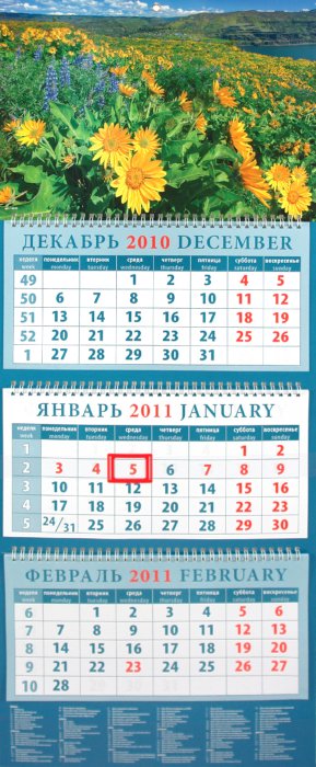 Иллюстрация 1 из 3 для Календарь квартальный 2011 год "Пейзаж с подсолнухами" (14143) | Лабиринт - сувениры. Источник: Лабиринт