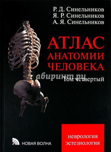 Атлас анатомии человека. В 4-х томах. Том 4. Учение о нервной системе и органах чувств