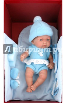 Кукла-младенец (мальчик) Дани в голубом (26см) (4459M).