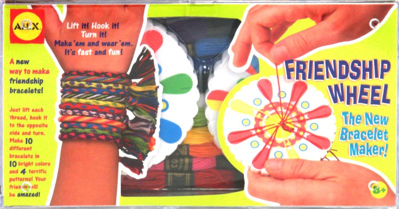 Иллюстрация 1 из 5 для Фенечки из цветных шнуров (в наборе 10 штук + станок) (137W) | Лабиринт - игрушки. Источник: Лабиринт