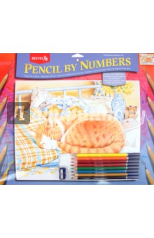Набор с цветными карандашами 