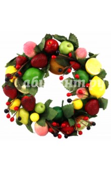 Украшение декоративное: венок из фруктов (Ф21-73).