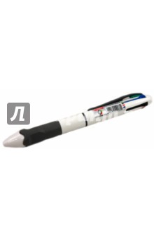 Ручка шариковая 4-х цветная автоматическая 