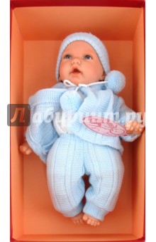 Кукла-младенец Бони в голубом (4421B).