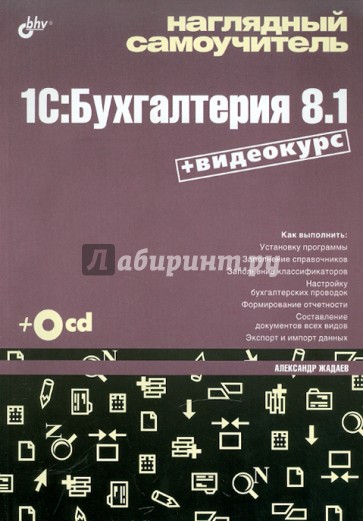 Наглядный самоучитель 1C:Бухгалтерия 8.1 (+ Видеокурс на CD)