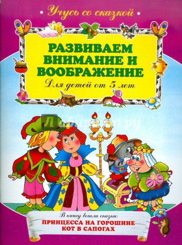 Развиваем внимание и воображение: для детей от 5 лет