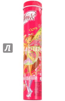 Карандаши Winx 12 цветов, металлическая упаковка (6630M12/WB).