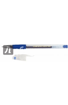 Ручка гелевая с резиновой вставкой синяя (HJR-500RВ).
