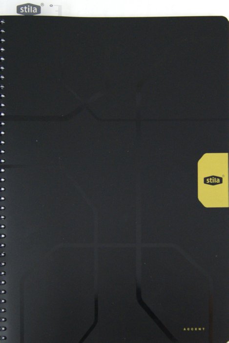 Иллюстрация 1 из 7 для Тетрадь "Stila Accent" 96 листов, А4, клетка, черно-желтая (110440) | Лабиринт - канцтовы. Источник: Лабиринт