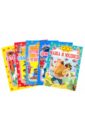 книжки игрушки магнитные книжки читаем по слогам Петушок-золотой гребешок (Комплект из 5 книг)