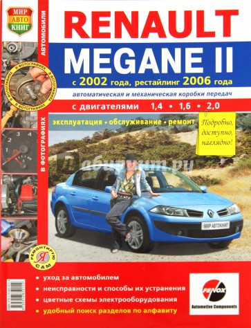 Renault Megan II с 2002 г. рестайлинг с 2006 г.