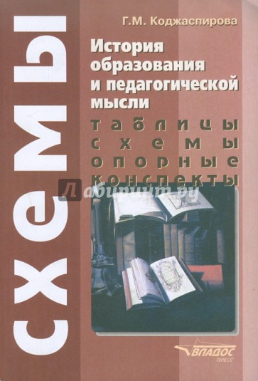 История образования и педагогической мысли. Таблицы, схемы, опорные конспекты