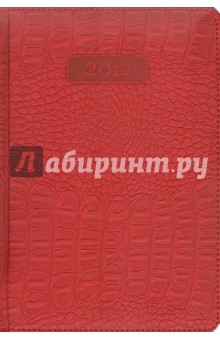 Ежедневник датированный 352 страницы, А5, красный (22925).