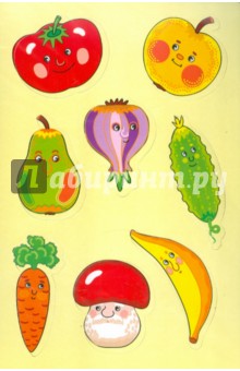 Мягкие пазлы. Овощи и фрукты (2224).