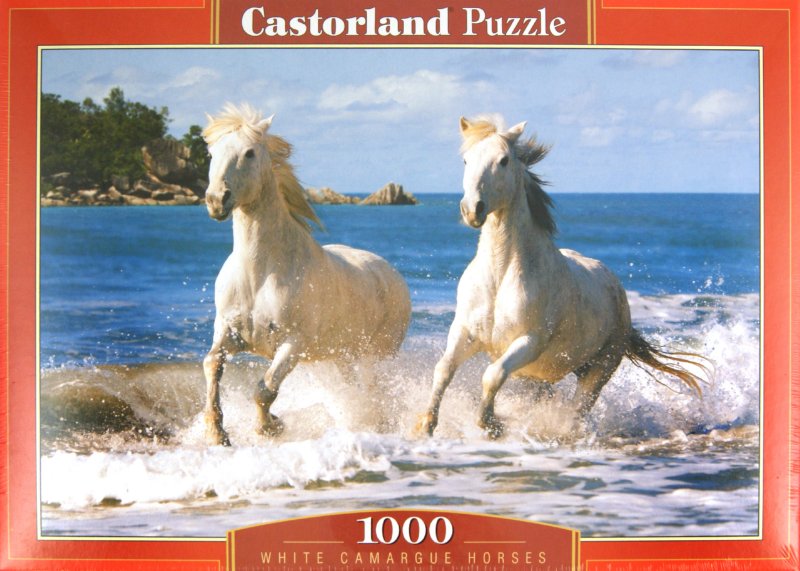 Иллюстрация 1 из 2 для Puzzle-1000 "Белая лошадь" (C-102433) | Лабиринт - игрушки. Источник: Лабиринт