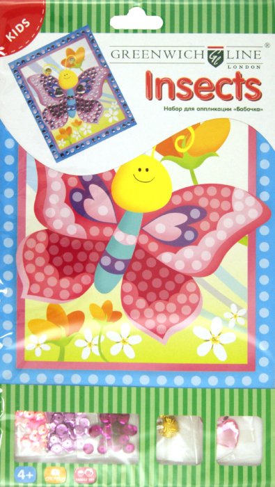 Иллюстрация 1 из 4 для Набор для аппликации "Бабочка" (AP00250) | Лабиринт - игрушки. Источник: Лабиринт